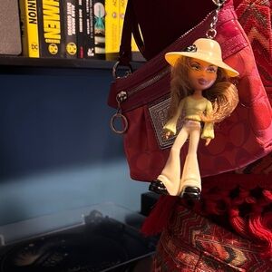 Vintage Yasmin Bratz doll repurposed keychain